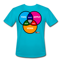 Every Now & Venn Men’s Moisture Wicking Performance T-Shirt - turquoise