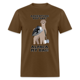 Alpaca My Bag Ax Version - Unisex Classic T-Shirt - brown