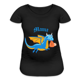 Blue Mama Dungeons, Diapers, & Dragon's Maternity T-Shirt - black