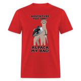 Alpaca My Bag Sword Version Unisex Classic T-Shirt - red