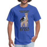 Alpaca My Bag Sword Version Unisex Classic T-Shirt - royal blue