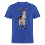 Alpaca My Bag Sword Version Unisex Classic T-Shirt - royal blue