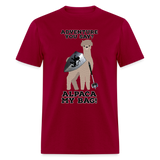 Alpaca My Bag Mace Version Unisex Classic T-Shirt - dark red