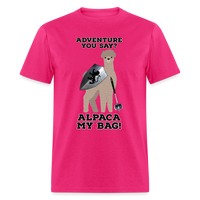 Alpaca My Bag Mace Version Unisex Classic T-Shirt - fuchsia