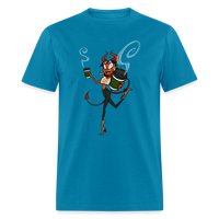 Caffiend™ Unisex Classic T-Shirt - turquoise