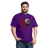 Toxic Vibes Only Zombie Unisex T-Shirt - purple