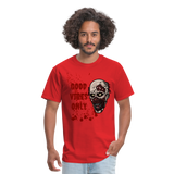 Toxic Vibes Only Zombie Unisex T-Shirt - red