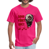 Toxic Vibes Only Zombie Unisex T-Shirt - fuchsia