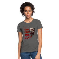 Toxic Vibes Only Zombie Women's T-Shirt - charcoal