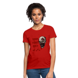 Toxic Vibes Only Zombie Women's T-Shirt - red