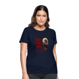 Toxic Vibes Only Zombie Women's T-Shirt - navy