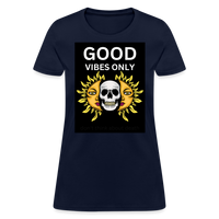Toxic Vibes Only Death Women's T-Shirt - navy