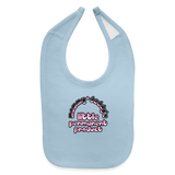 Mommy & Daddy's Little Permanent Product - Pink - Baby Bib - light blue