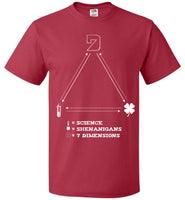 Seven Dimensions - Science = Shenanigans = 7 Dimensions - FOL Classic Unisex T-Shirt