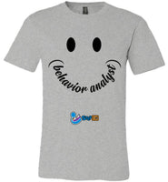 Step In Autism - Smiley Behavior Analyst - Canvas Unisex T-Shirt