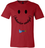 Step In Autism - Smiley Behavior Analyst - Canvas Unisex T-Shirt