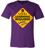 COABA - Learning Required, Adulting Optional - Canvas Unisex T-Shirt