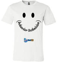 Step In Autism - Smiley Behavior Technician - Canvas Unisex T-Shirt