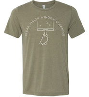 Clear Vision Window Cleaning - Essentials - Canvas Unisex T-Shirt