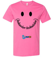 Step In Autism - Smiley Behavior Technician - Canvas Unisex T-Shirt