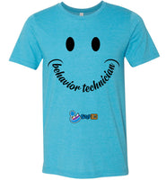 Step In Autism - Smiley Behavior Technician - Canvas Unisex T-Shirt