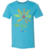 Step In Autism - ABA Flower - Canvas Unisex T-Shirt