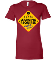 COABA - Learning Required, Adulting Optional - Bella Ladies Favorite Tee