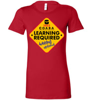 COABA - Learning Required, Adulting Optional - Bella Ladies Favorite Tee