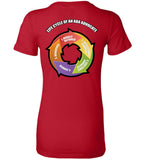 Seven Dimensions - Life Cycle of an ABA Advocate - Bella Ladies Favorite Tee