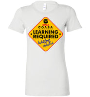 COABA - Learning Required, Adulting Optional - Bella Ladies Favorite Tee