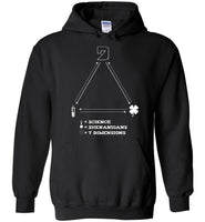 Seven Dimensions - Science = Shenanigans = 7 Dimensions - Gildan Heavy Blend Hoodie