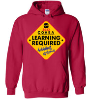 COABA - Learning Required, Adulting Optional - Gildan Heavy Blend Hoodie