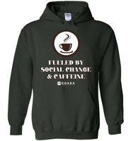 COABA - Fueled By Social Change & Caffeine - Gildan Heavy Blend Hoodie