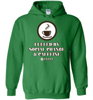 COABA - Fueled By Social Change & Caffeine - Gildan Heavy Blend Hoodie