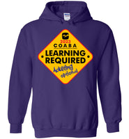 COABA - Learning Required, Adulting Optional - Gildan Heavy Blend Hoodie