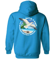Over The Rainbow Behavioral Consulting - Back Prints - Don't Be A Seagull - Gildan Heavy Blend Hoodie