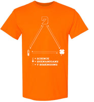 Seven Dimensions - Science = Shenanigans = 7 Dimensions - Gildan Short-Sleeve T-Shirt