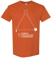 Seven Dimensions - Science = Shenanigans = 7 Dimensions - Gildan Short-Sleeve T-Shirt