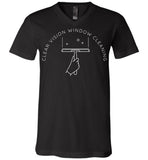 Clear Vision Window Cleaning - Essentials - Canvas Unisex V-Neck T-Shirt