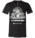 Public Policy Posse - Rebel Command 02 - Canvas Unisex V-Neck T-Shirt