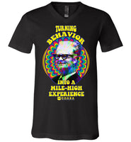 COABA - Turning Behavior Into A Mile-High Experience - Canvas Unisex V-Neck T-Shirt