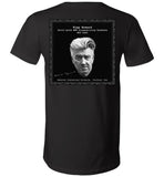 Neu World - David Lynch MFA - Canvas Unisex V-Neck T-Shirt