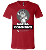 Seven Dimensions - Rebel Command 02 - Canvas Unisex V-Neck T-Shirt