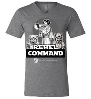 Seven Dimensions - Rebel Command 01 - Canvas Unisex V-Neck T-Shirt