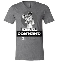 Seven Dimensions - Rebel Command 02 - Canvas Unisex V-Neck T-Shirt