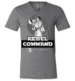 Seven Dimensions - Rebel Command 02 - Canvas Unisex V-Neck T-Shirt