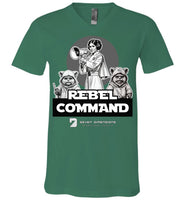 Seven Dimensions - Rebel Command 01 - Canvas Unisex V-Neck T-Shirt