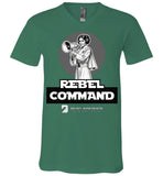 Seven Dimensions - Rebel Command 02 - Canvas Unisex V-Neck T-Shirt