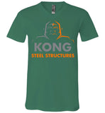 Kong Steel Structures - Essentials - Canvas Unisex V-Neck T-Shirt