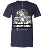 Seven Dimensions - Rebel Command 01 - Canvas Unisex V-Neck T-Shirt